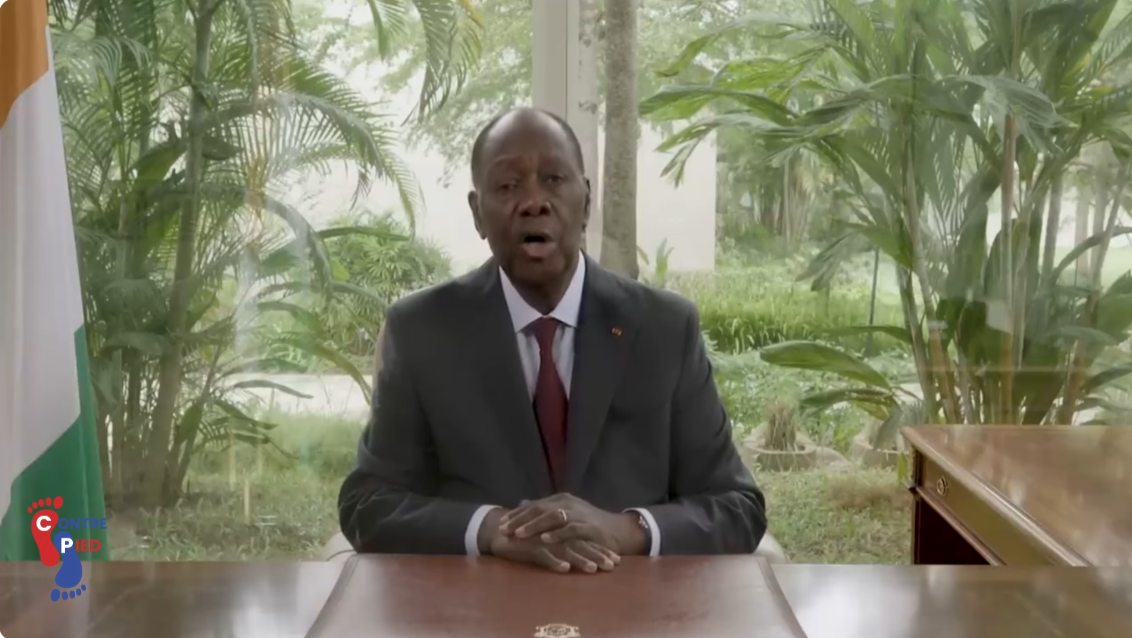 Déclaration du Président Ouattara depuis la France