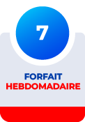 Forfait hedomadaire