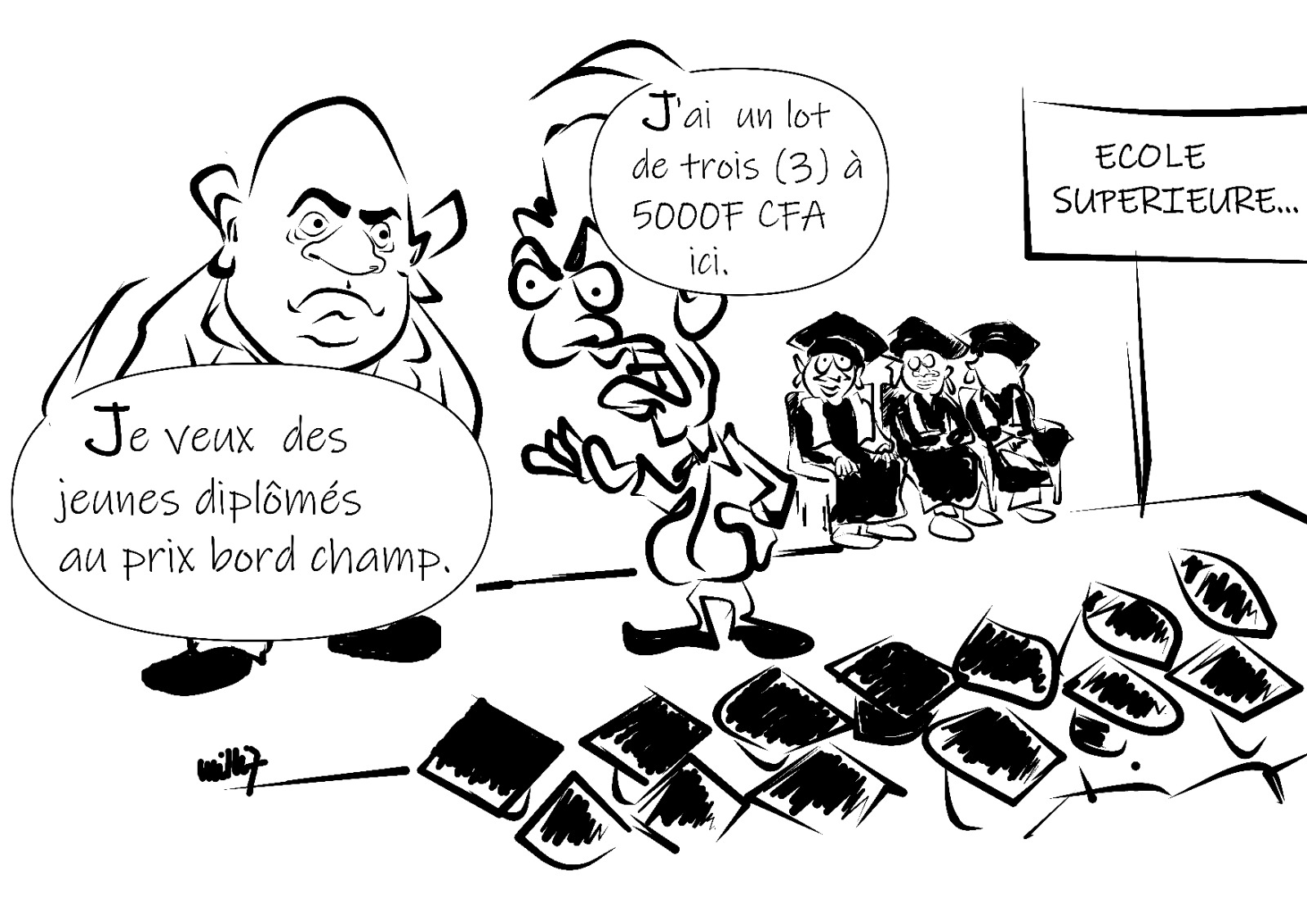 Côte d’Ivoire – insertion professionnelle : On recrute les jeunes diplômés au prix bord champ