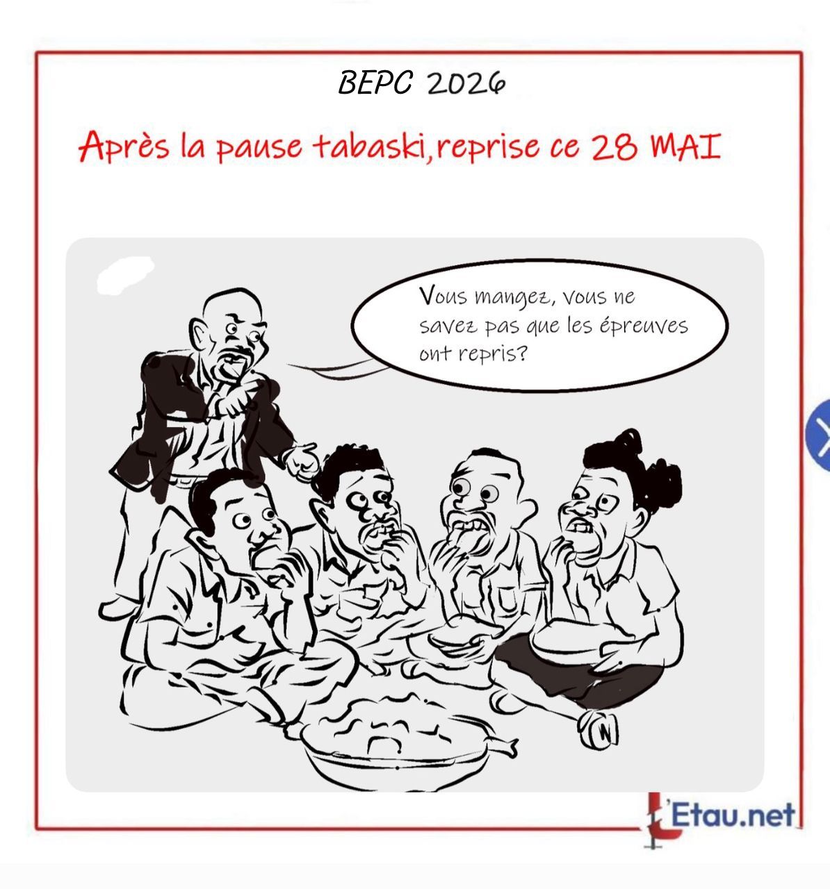 BEPC 2026 : Reprise après Tabaski, ce 28 mai