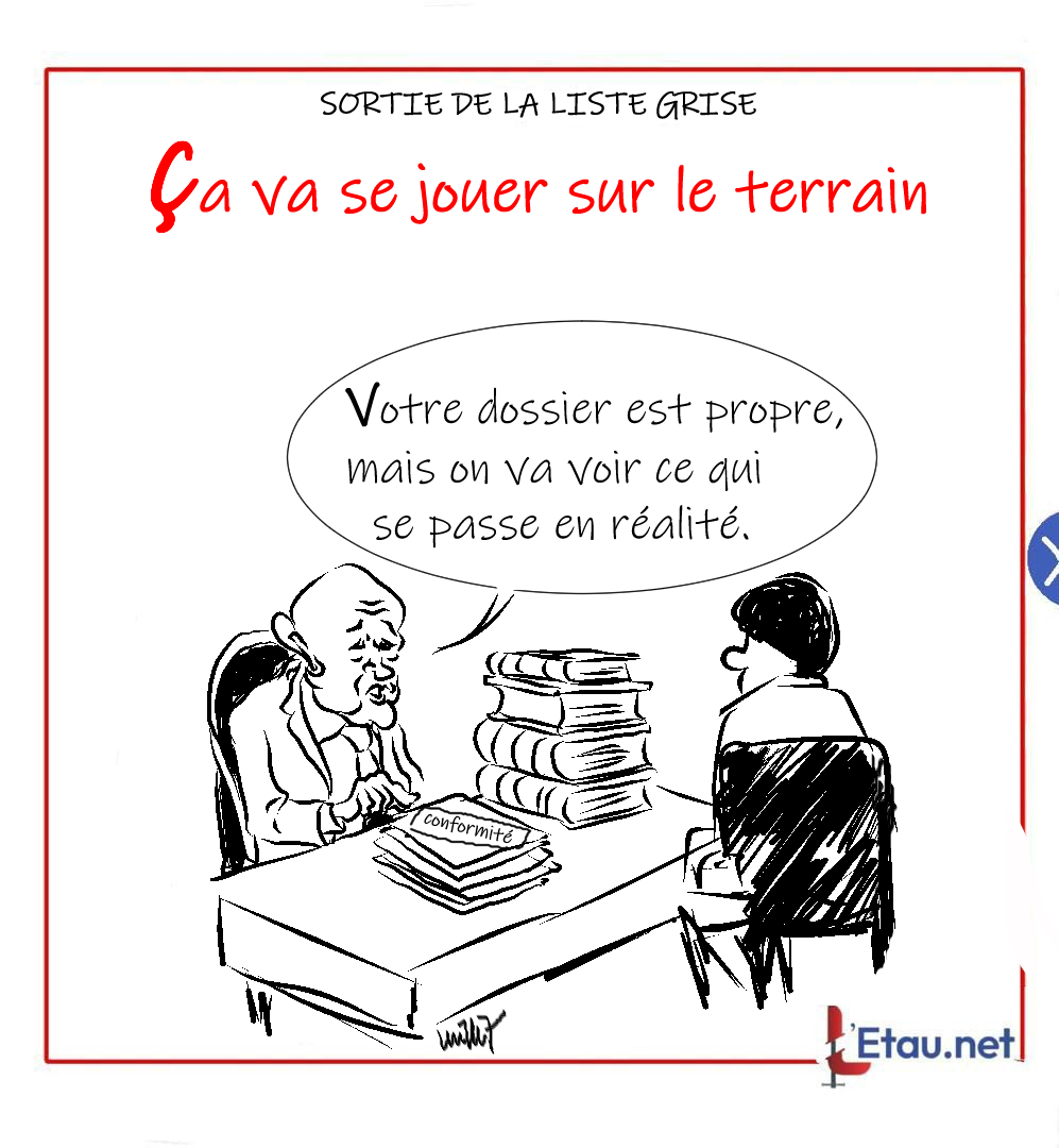 GAFI : L’épreuve du terrain pour sortir de la liste grise.
